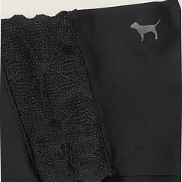 NWT PINK Victoria’s Secret No-Show Cheekster Panty. Pure Black. - Picture 3 of 12